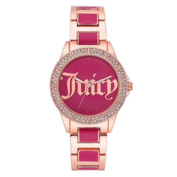 Juicy Couture Accessories - Juicy Couture Quartz Analog Metal Case Watch with Mineral Glass Women Multicolor
